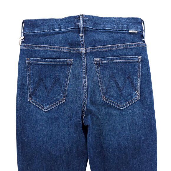 NWT MOTHER High Waisted Looker Jeans Teaming Up Wash Stretch Sizes 27 and 29 - Picture 4 of 9